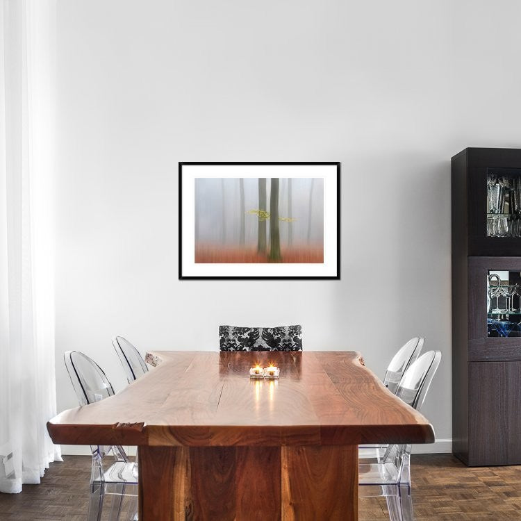 "Autumnmorning" Framed Digital Print by Huib Limberg, 38"x28"
