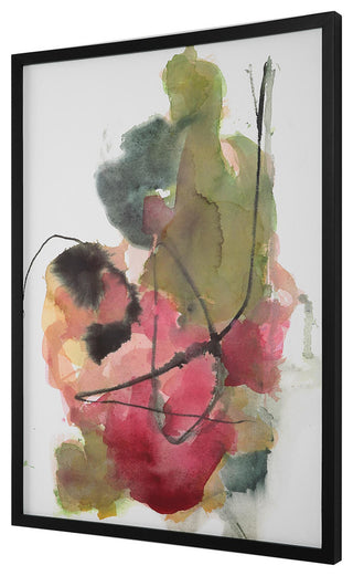 Uttermost 32289 Euphoria 53" x 39" Framed Floral Painting - Multicolored