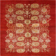 Ahgly Company Indoor Square Mid-Century Modern Area Rugs, 6' Square