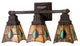 Meyda Lighting 31231 20"W Mackintosh Leaf 3 Lt Vanity Light