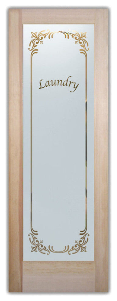 Laundry Door - Lenora Harrington Laundry - Primed - 36" x 80" - Knob on Left...