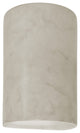 Ambiance, Small Cylinder, Open Top & Bottom Wall Sconce, Antique Patina