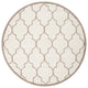 Safavieh Cambridge CAM134P 6' Round Ivory Rug