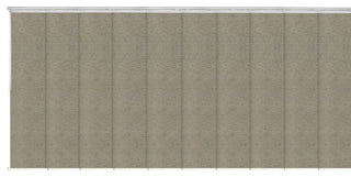 Nilo 10-Panel Track Extendable Vertical Blinds 120-218"W