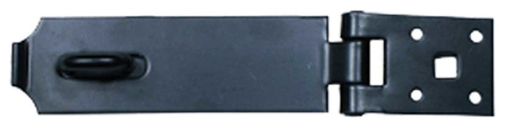 Heavy Duty Padlock Hasp Door Latch Large Black Wrought Iron 9.75" Strap