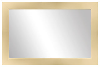 Pendleton Framed Wall Mirror, Champagne Gold, 28"x24"