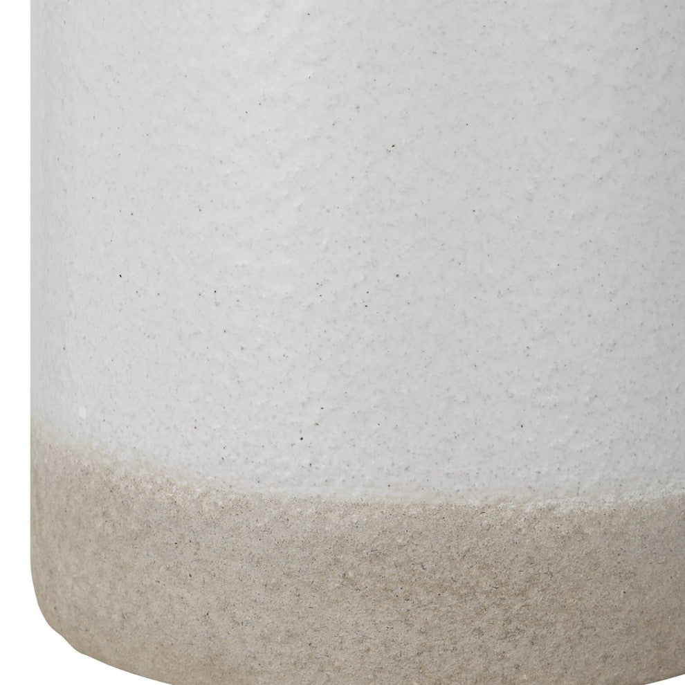 Uttermost Albany White Farmhouse Table Lamp 30038