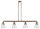Innovations 214-Ac-S-G64-Led 4 Light Dimmable Led 48" Adjustable Island Light