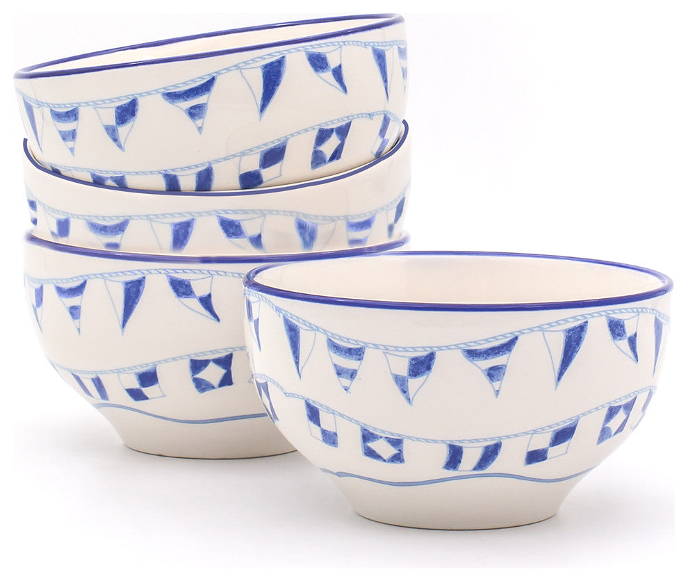 Ahoy 4 Piece Cereal Bowl Set