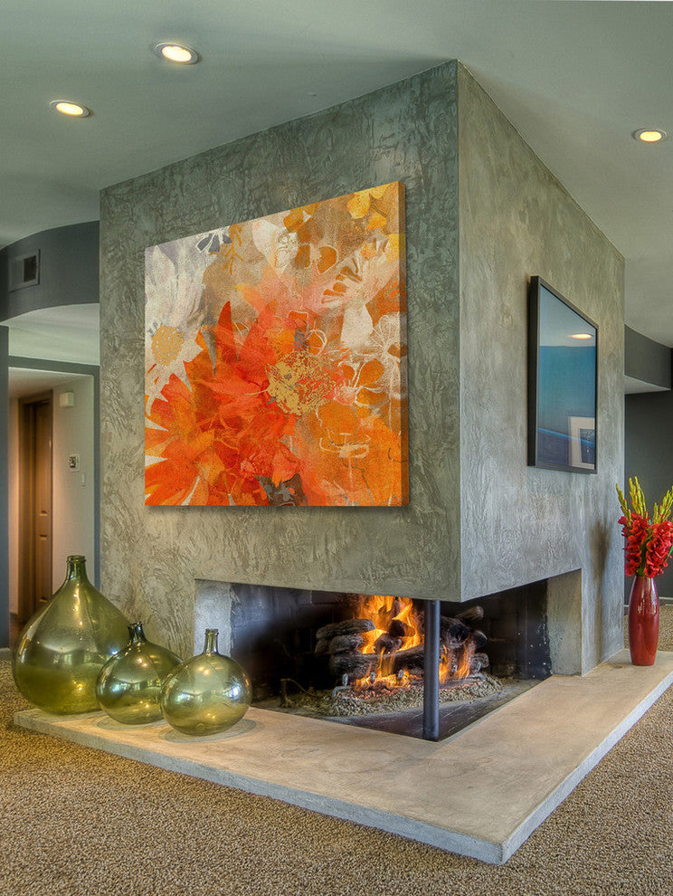 "Sunny Bee" Painting Print on Wrapped Canvas