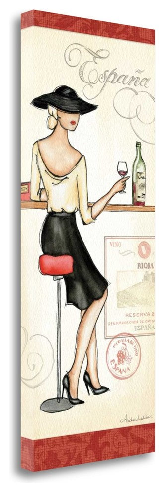 "Wine Event I" By Andrea Laliberte, Giclee Print on Gallery Wrap Canvas