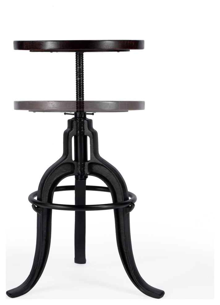 Butler Industrial Chic Iron Revolving Bar Stool