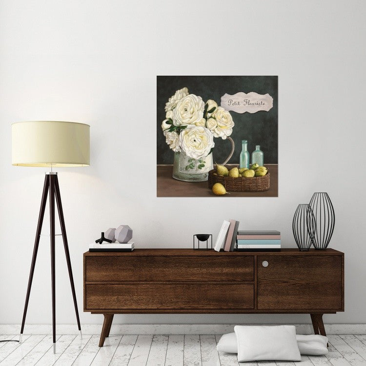 "Petit Fleuriste II" Stretched Canvas Giclee by Pierre Benson, 40x40"