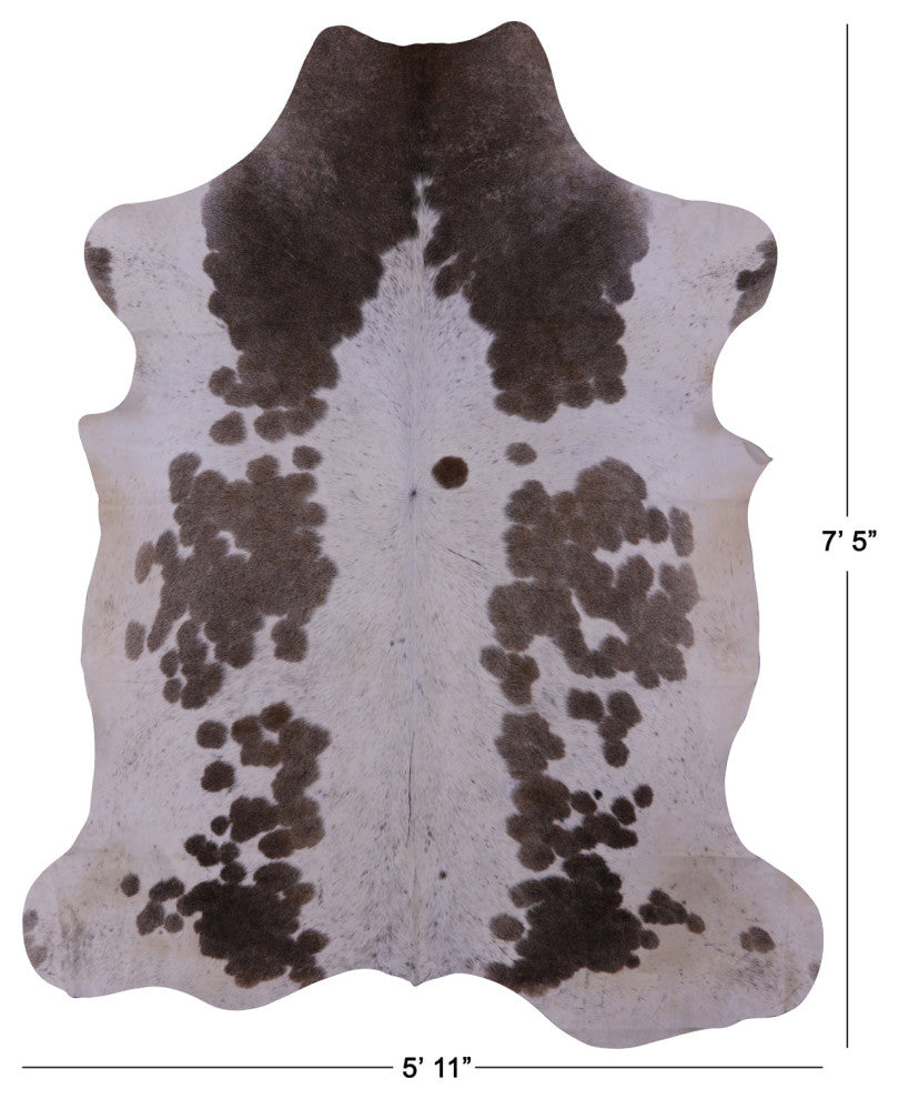 Organic Natural Hair-On Cowhide Area Rug 7' 5" X 5' 11" C1464