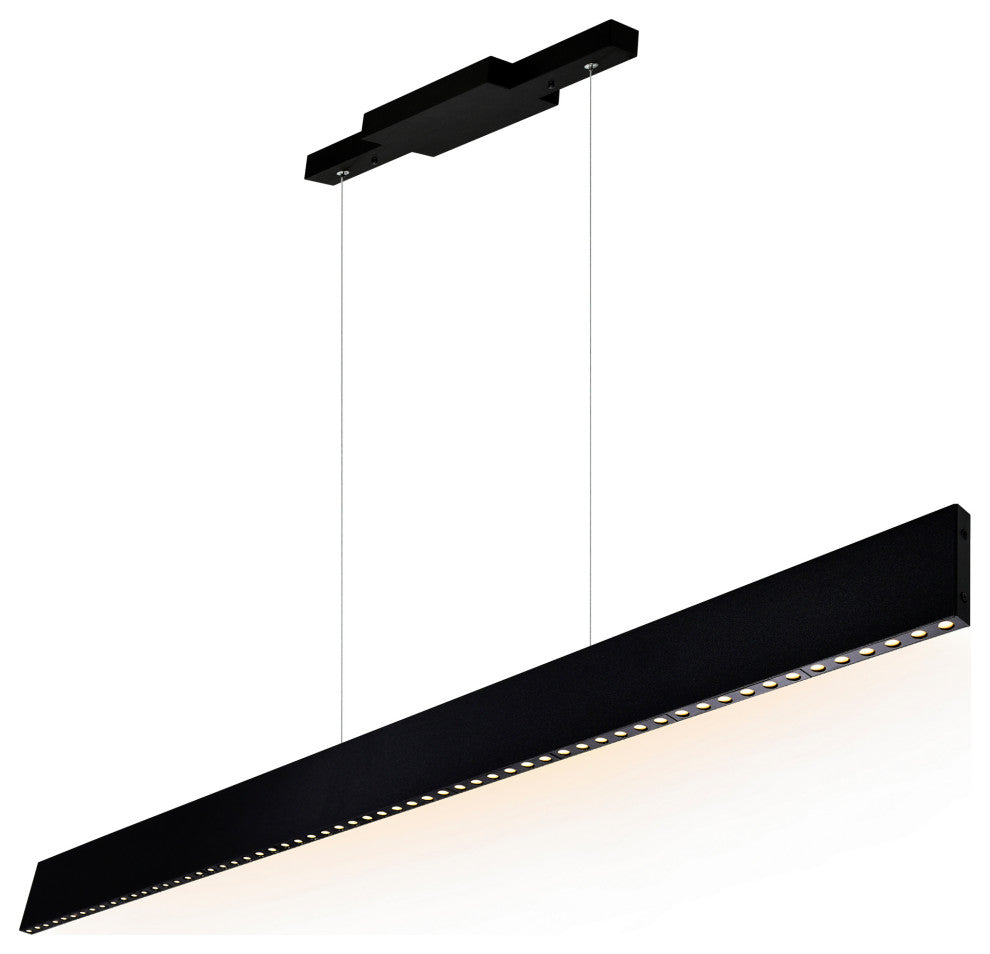 Bellagio 45 in LED Integrated Black Chandelier