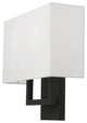 Pierson 2 Light Black ADA Sconce