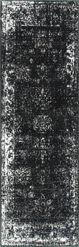 Unique Loom Black Casino Sofia 2'x6'7" Runner Rug