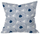 Camilla Foss Circles In Blue II Throw Pillow
