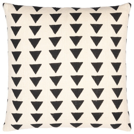 Surya Malian Pillow Shell With Down Insert 18"H X 18"W - Cream