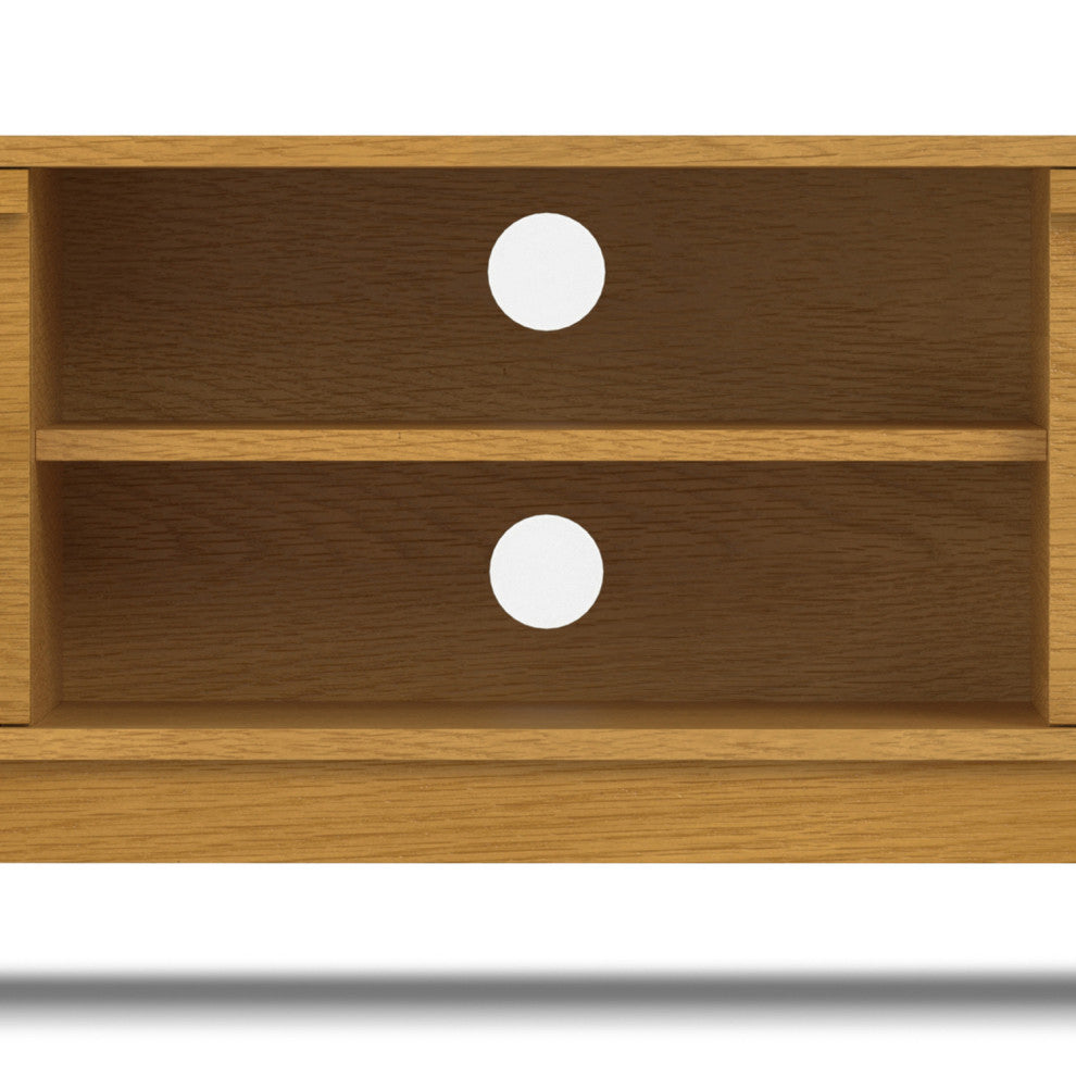 Lennon 72" Low Tv Stand, Oak Veneer