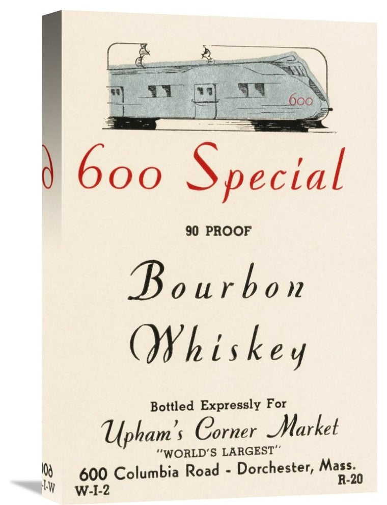 600 Special Bourbon Whiskey, 15"X22"