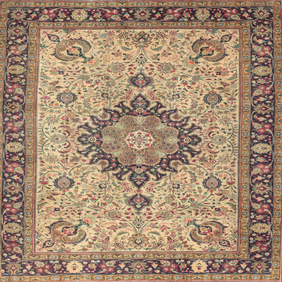 Ahgly Company Indoor Square Traditional Area Rugs, 3' Square