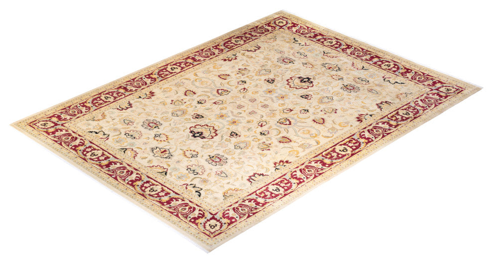 Mogul, One-of-a-Kind Hand-Knotted Area Rug Ivory, 10' 3 x 14' 1