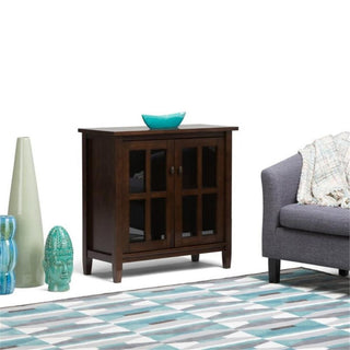 Lifestyle image showing cabinet in a real room context.