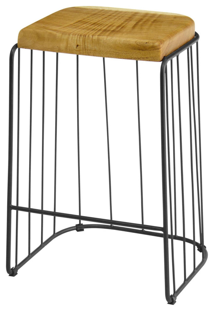 Tala Trembesi Counter Stool, Natural