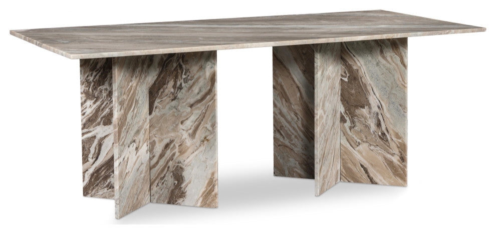 Verona Dining Table, Brown, 78" W x 39" D