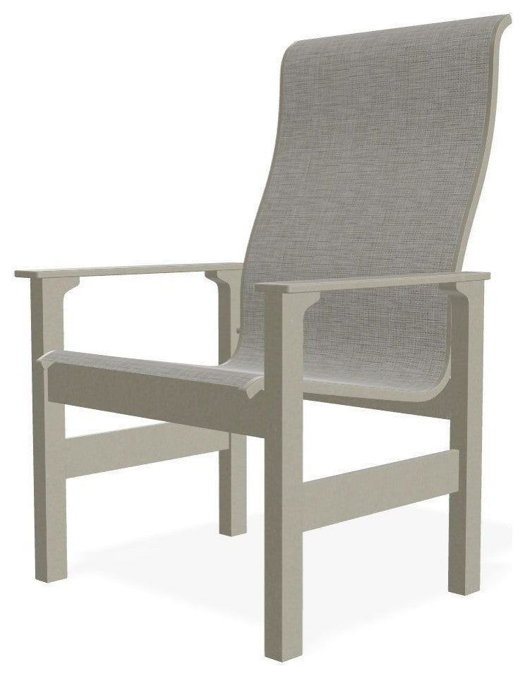 Leeward Sling Outdoor Armchair, Burke/Storm