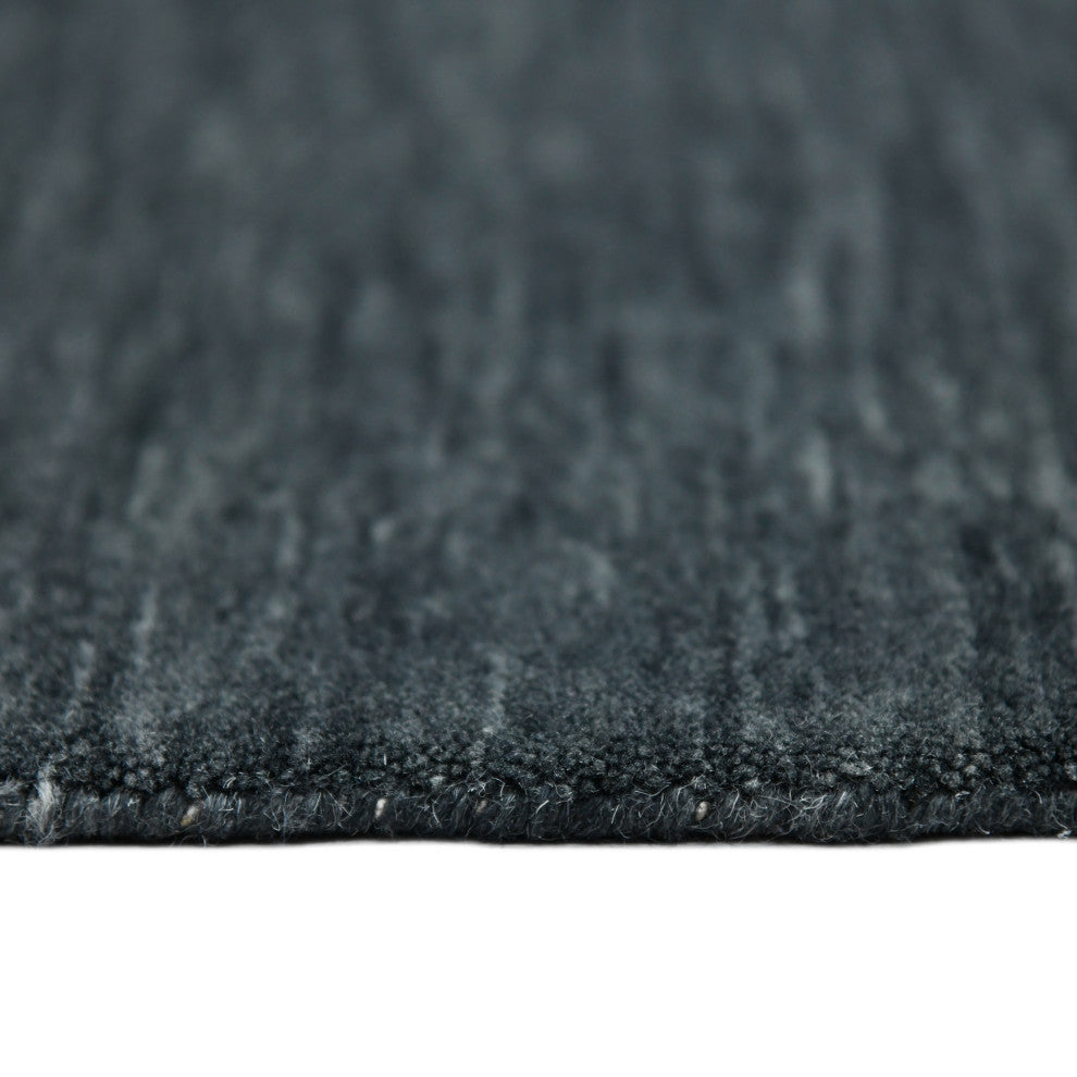 Arizona Rye Area Rug, Dark Gray, 9' x 12', Solid