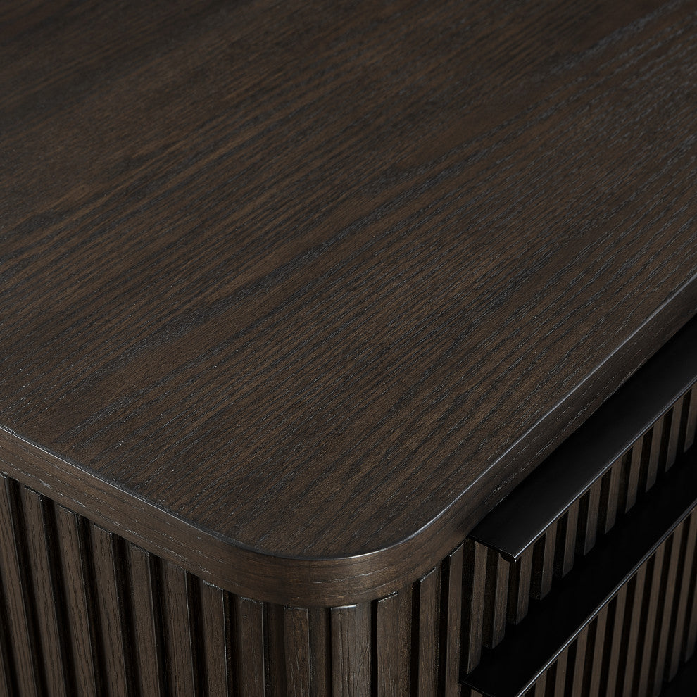 Contemporary Style, Wood Dining Sideboard, Dark Chocolate