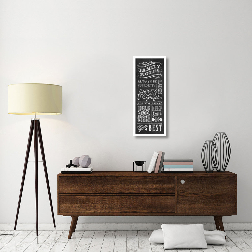 "Family Rules I" Digital Paper Print by Mary Urban, 16"x38"