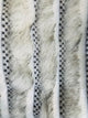 Plutus Off White Two Tone Feather Faux Fur Luxury Throw Blanket, 60"x84"