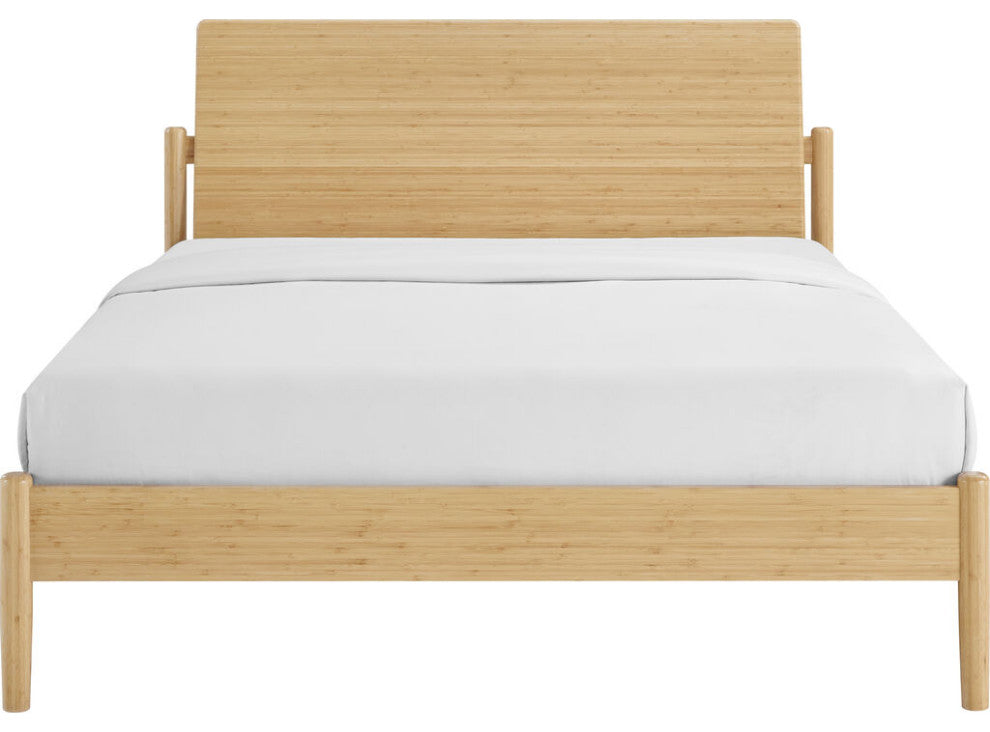 Greenington Monterey Solid Moso Bamboo Queen Platform Bed | Wheat