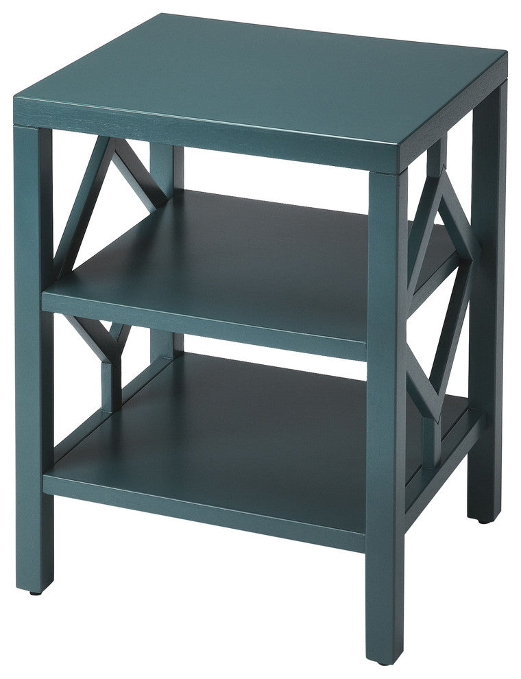 Butler Halcyon Teal End Table, Blue