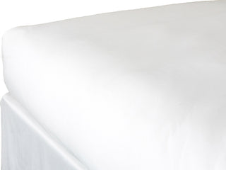 Italian Percale Fitted Sheet, White, King