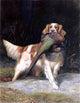 Alexander Pope Springer Spaniel With Pheasant, 21"x28" Wall Decal