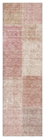 Premium Machine Washable Mayfield AMF664 Blush 2'3" x 7'6" Runner Rug