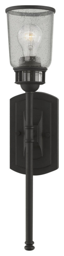 Lawrenceville 1 Light Black Large Single Sconce