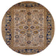 Ahgly Company Indoor Round Mid-Century Modern Area Rugs, 7' Round