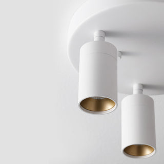 Vidalite Shura Integrated LED 3 Head Flush Mount, White