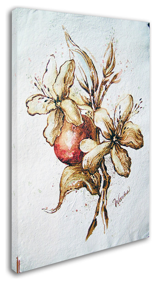 Wendra ''Coffee Flower and Bean'' Canvas Art, 12x19