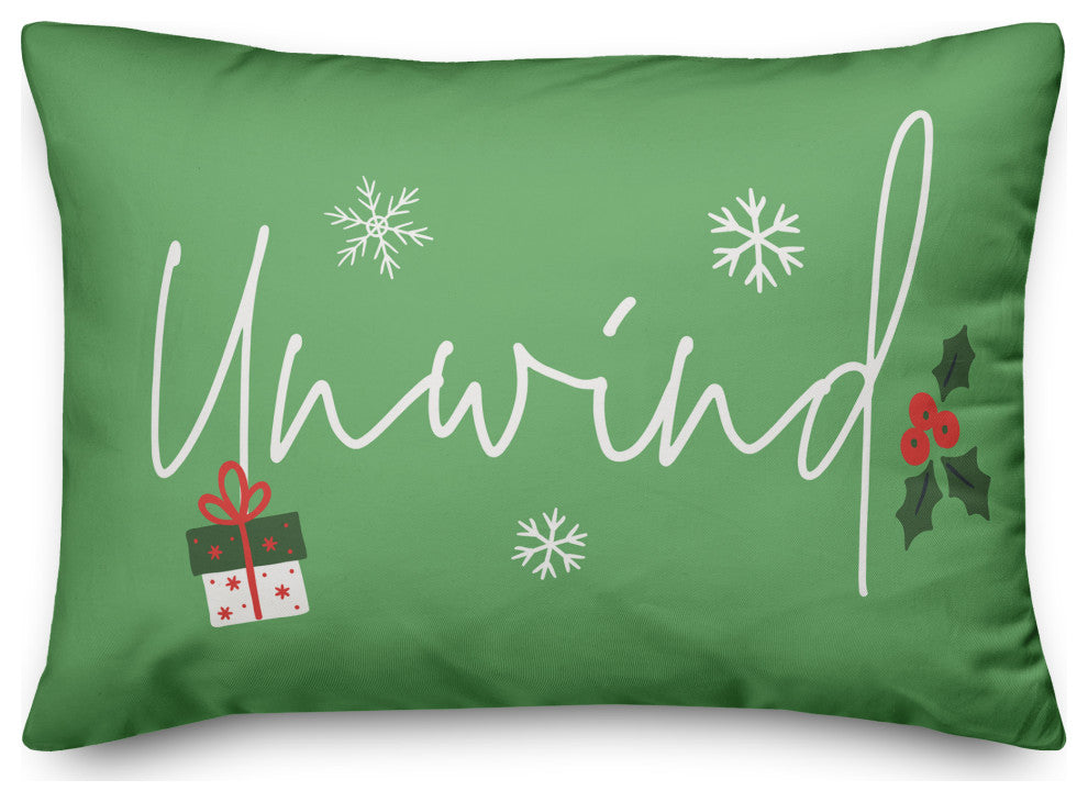 Light Green Unwind 20x14 Spun Poly Pillow