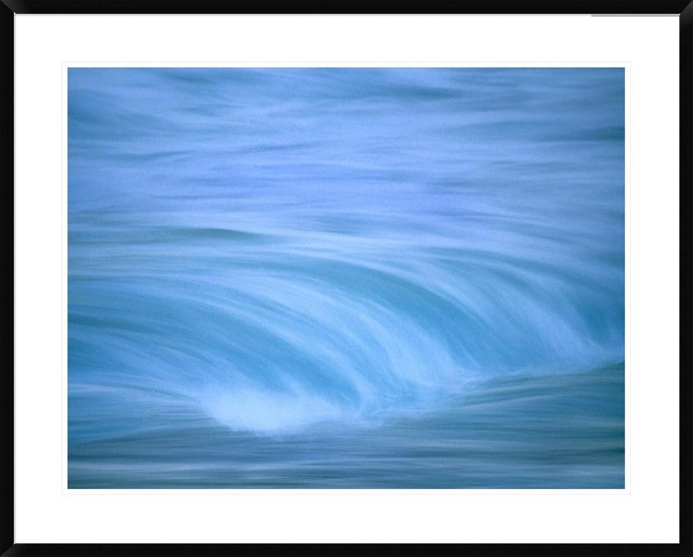 "Ocean waves, Hawaii" Framed Digital Print by Tim Fitzharris, 40x32"