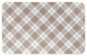 Tan Plaid Bath Mat