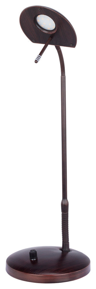 Fangio Lighting 22" Led Metal Table Lamp, Oil Rubbed Bronze