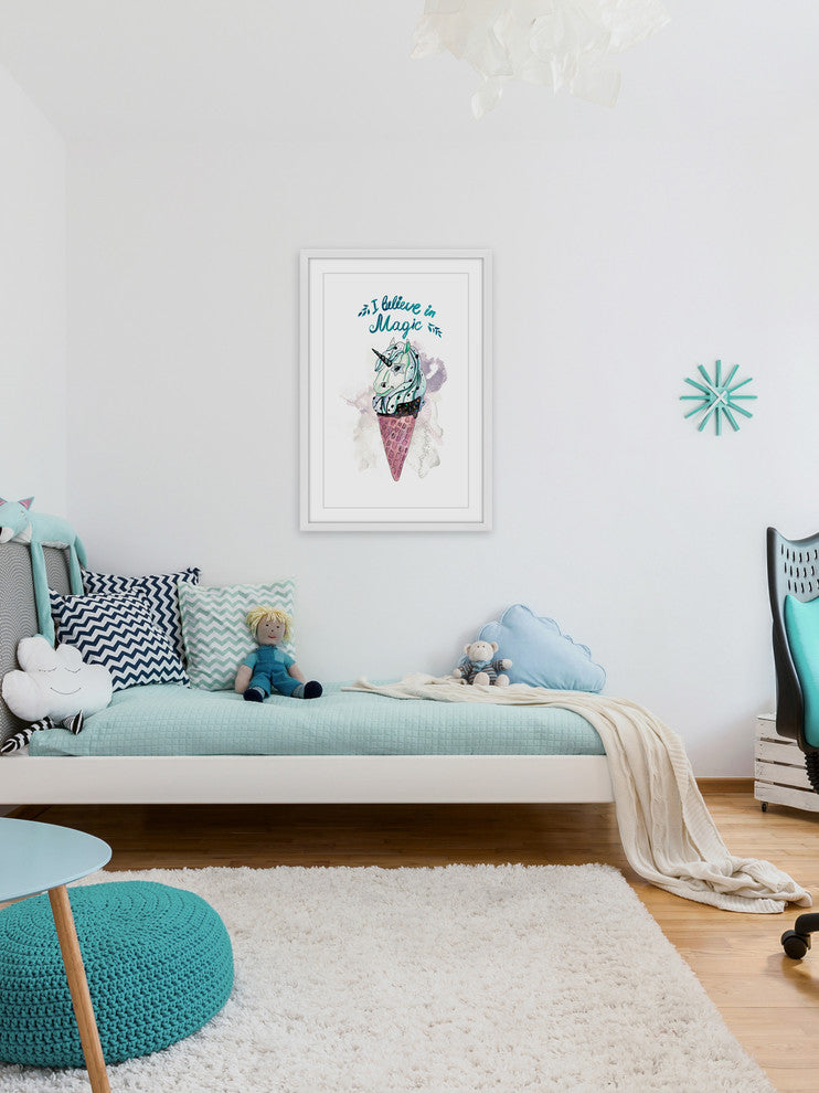 "I Believe in Magic" Framed Painting Print, 20"x30"