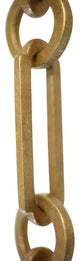 RCH Hardware Brass Rectangle Chandelier Chain, 3', Antique Brass, W40
